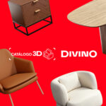 Imagen de la campaña Catálogo 3D de Divino creada por Notable para una biblioteca digital de muebles en modelos 3D.